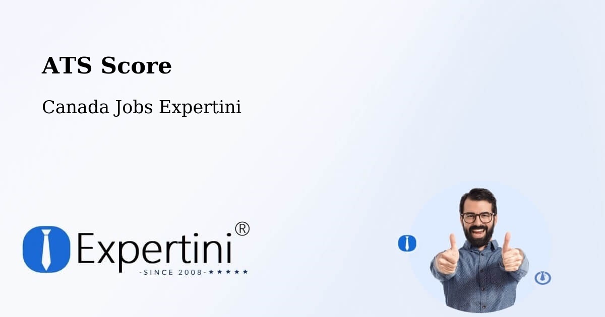 Resume ATS Score & Job Description Match Tool – Calmar - Canada Jobs Expertini