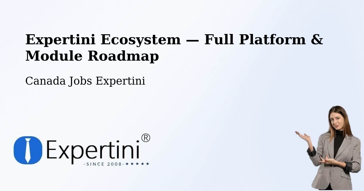 Expertini Ecosystem — Full Platform & Module Roadmap – Calmar