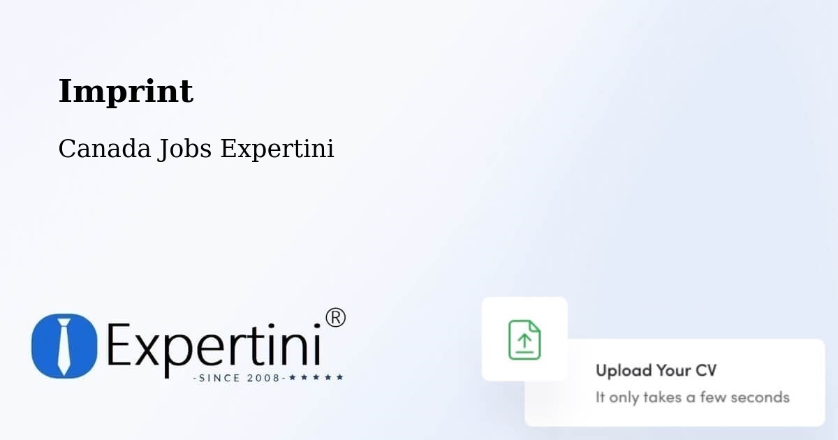 Imprint – Calmar - Canada Jobs Expertini