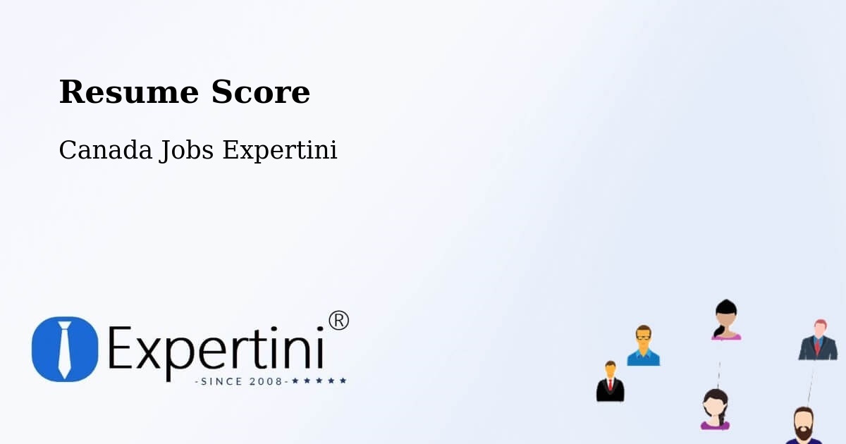 Resume Score & Job Description Match Tool – Calmar - Canada Jobs Expertini